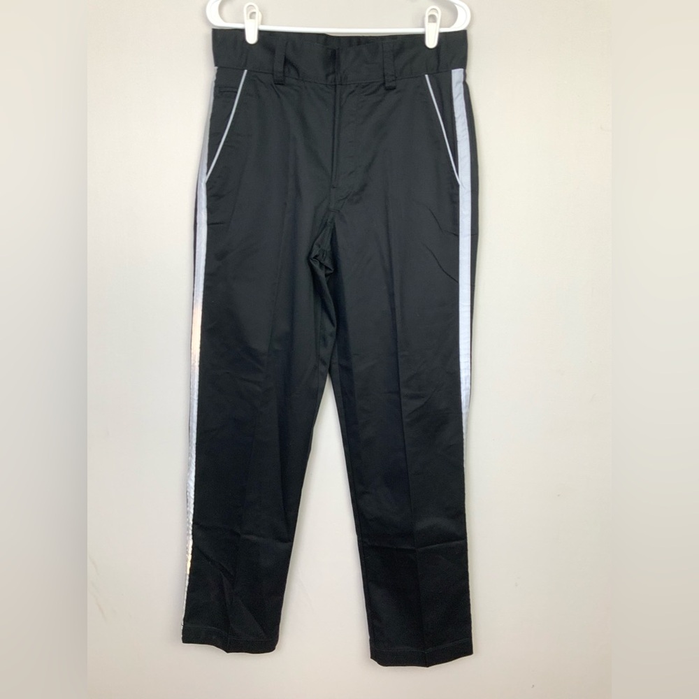 Tesla Sz 32x32 Black Reflective Stripe Work Uniform‎ Pants 8414R